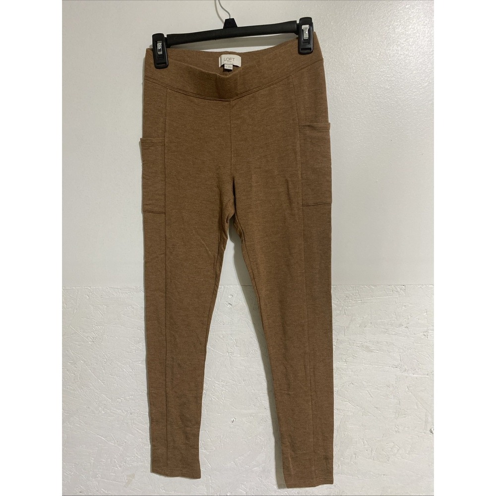 Loft Outlet Women's Leggings Size XS Brown Pockets